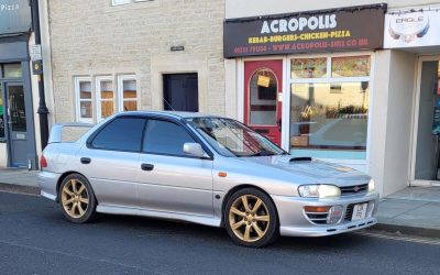 Subaru impreza classic sti acropolis